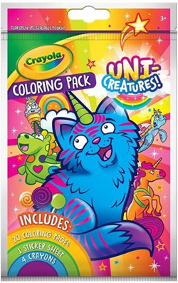 40670 Crayola Uni-Creatures! Coloring Pack
