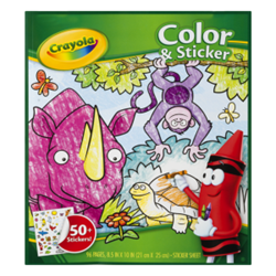 40216 Crayola Color & Sticker Book Animals